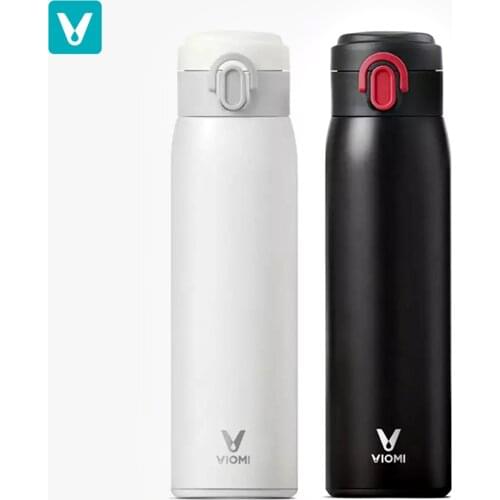 New Original Youpin VIOMI Stainless Steel Vacuum 24 Hours Flask Water Smart Bottle Thermos Single Hand ON
