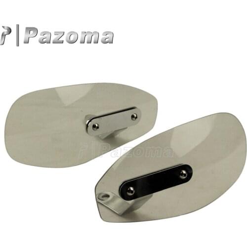 PAZOMA 8mm 10mm Universal Motorcycle Smoke Hand Guard Wind Deflector Protector Shield For Honda Shadow Motorcycle Custom