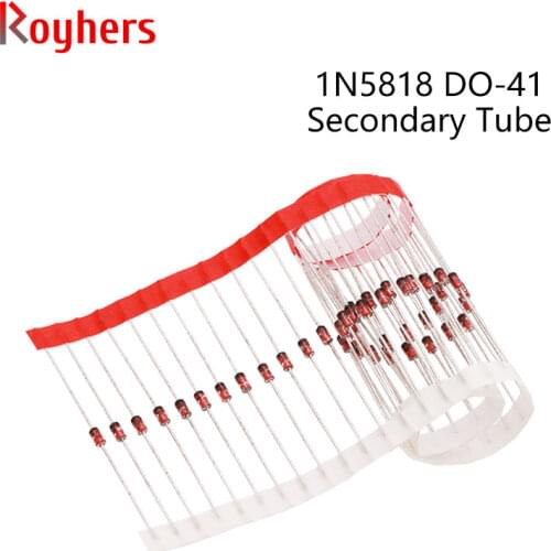 20Pcs Schottky Barrier Rectifier Diodes 1A 40V 1N5819 1N5818 1N5817 2A 3A 20V DO-41 1N58