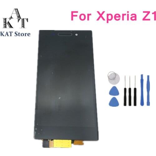 5.0" LCD Display Touch Screen For Sony Xperia Z1 L39H C6902 C6906 C6903 LCD Digitizer Assembly AAA Quality Gift Tools