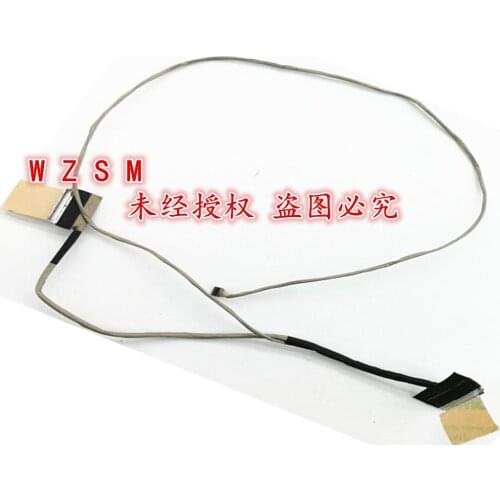 LVDS LED Cable Lenovo G580 G585 G580A G480 G485 laptop QIWG6 video screen LCD LVDS cable DC02001ET10 Genuine New Free Shipping