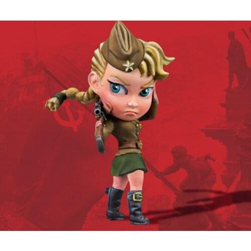 1/35 Resin Figure Building Kit cartoon soviet sniper 35mm