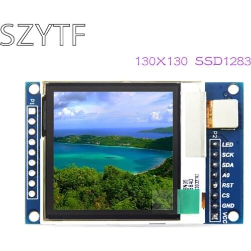 1.6-Inch Pi Serial LCD TFT Module 130*130 Semi-Reverse Semi-Transparent Outdoor Screen