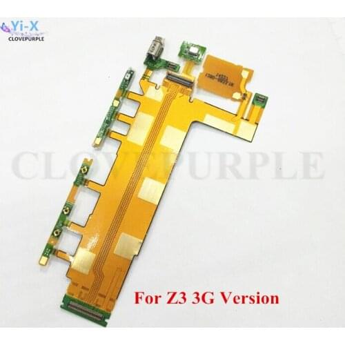10PCS/Lot for Sony Xperia Z3 3G Version Motherboard Power & Volume & Mic Ribbon Flex Cable Replacement Parts
