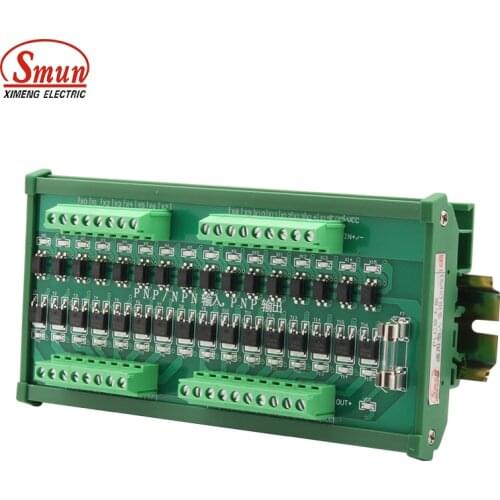16 Channels PLC Amplifier Board Isolation NPN/PNP Universal Input PNP Output Isolation Board Relay Module Controller