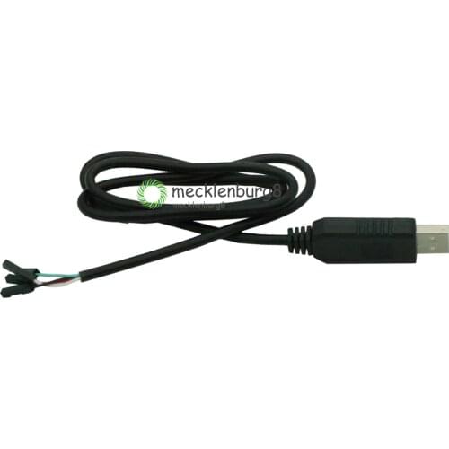 2 pcs. PL2303 PL2303HX USB UART cable TTL module 4 p 4 Pin RS232 adapter cable, serial adapter cable module PL2303HX converter