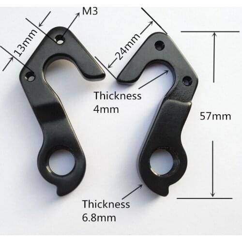 2pcs Bicycle gear derailleur hanger For PILO D716 GT #ATIDH0233 GT#K33047 Zaskar Carbon Expert avalanche elit Corsa MECH dropout