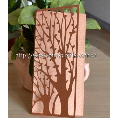 2014 noevlty! wholesale tree wedding invitation cards china