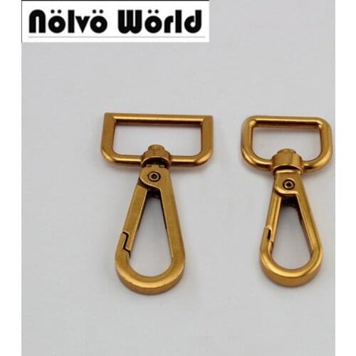 30pcs 10pcs 19mm 25mm Antique gold High quality trigger snap hook hand bag gold swivel clasp hooks hardware accessory DIY 30pcs