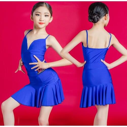 Summer Latin Dance Costume Suit Girls Tango ChaCha Competition Wear Rumba Samba Dancing Practice Wear Performance Set YS2119