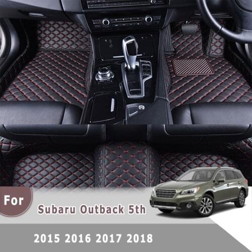 RHD Carpets For Subaru Outback 5th 2019 2018 2017 2016 2015 Car Floor Mats Auto Interior Covers Accessories Exterior Automobiles