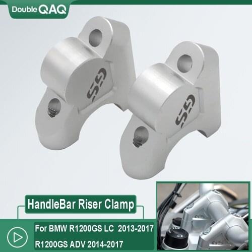 Handlebar Mount Riser Handle Bar Raised Extend For BMW R1200GS LC 2013-2017 R1200GS Adventure 2014-2017 R 1200 GS LC ADV
