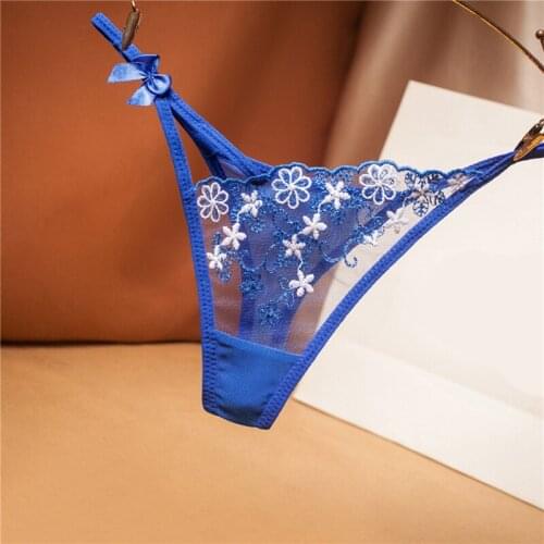 Lace Panties Sexy Soft Breathable Briefs Women Underwear Ladies Panty Transparent Tempting Low-Rise Lingerie For Ladies 8 Color