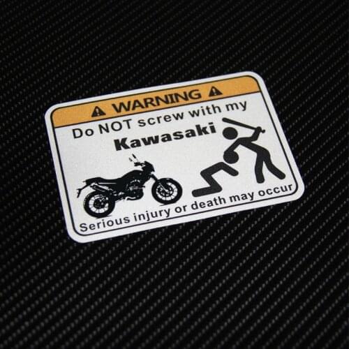 DO NOT TOUCH MY Motorcycle Motorcycle Stickers Serious Injury Warning Motorcycle Sticker For Kawasaki Suzuki Ducati Aprilia KTM