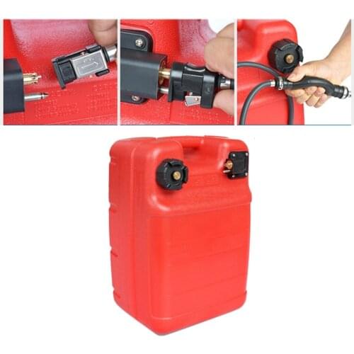NEW-24L Marine Portable Plastic Fuel Tank Storage Container Anti-Static Outboard Engine Tank for Yamaha Boat Car Truck