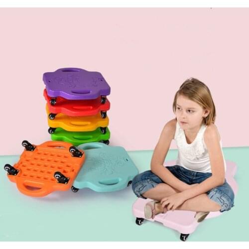 New Children Balance Board Four Round Big Skateboard Sensory Training Equipment Scooter Children Scooter Toys For Kids
