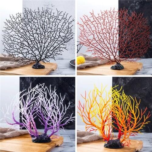 Plate tray dosh seafood Sushi Decorating Flowers and Plants Artistic Conception Decorating Ornament Creative Coral Tree flower