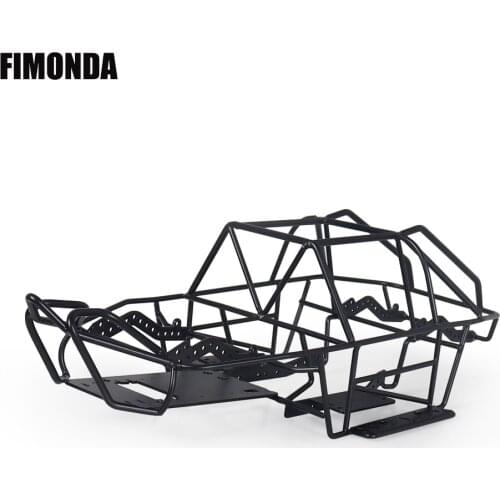 Full Tube Frame Body Metal Roll Cage Chassis for 1/10 RC Rock Crawler Truck Axial SCX10 II 90046 90047