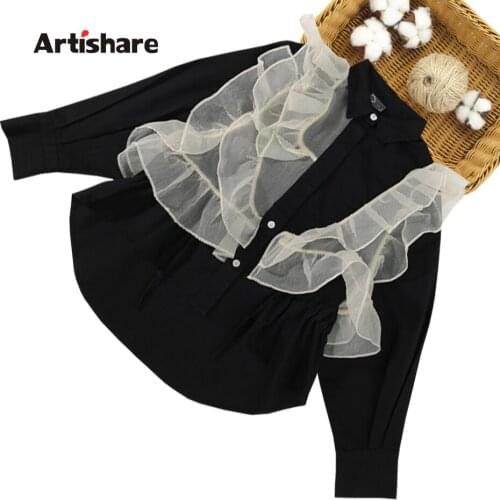 Shirt For Girl Long Sleeve Girl Blouse Casual Style Childrens Blouse For Girls Spring Autumn Childrens Clothes For Girls 6 8 1