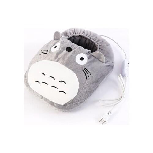Cute Feet Warm Slippers Foot Warmer Shoes Electric Heat Slipper for Home Travel Office voetverwarmers Heating Pad