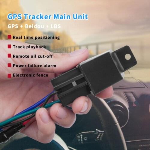 Motorcycles Hidden Mini Car Relay GPS Real-time Tracker Cut Off Oil Towed Away Smart Alarm Locator Tracking System MTK2503