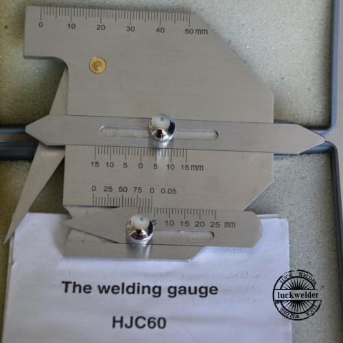 HJC60 Welding Gauge Weld Bead Height Welding Seam Gap Ruler Gage HJC-60