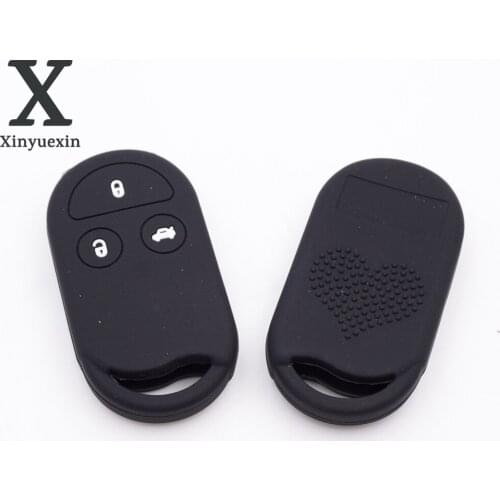 Xinyuexin 3 Buttons Remote Silicone Car Key Cover Case for Nissan Maxima Key Case Protection Shell Car Styling