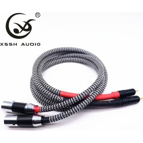 XSSH Audio 1 pair DIY HC01# Wholesales HIFI DIY Audio Video Female XLR RCA Cable