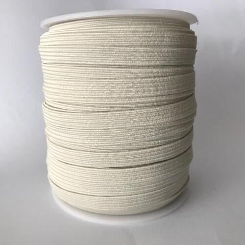 1/4'' 6mm #23 Ivory Skinny Hair Elastic Bands 50 meters Wholesale