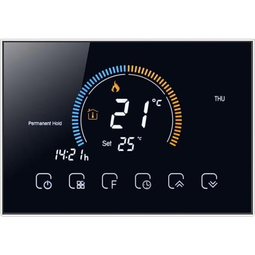 1 Set Smart Thermostat Winter Home Intelligent Temperature Controller Home Decoration Provide Heating Smart Thermostat