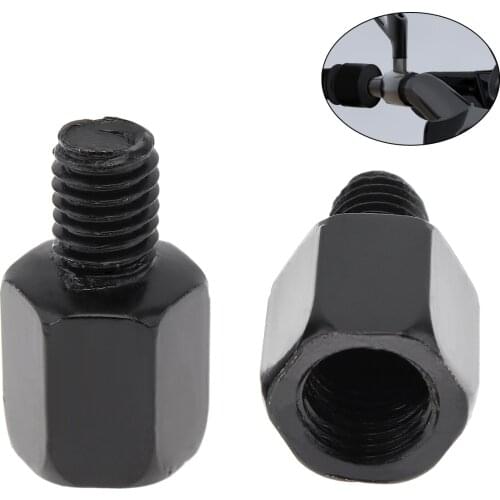 1Pc Counterclockwise and Clockwise 10mm to 8mm Motorcycle Rearview Mirror Screw Thread Adapter Conversion Motorbike Mirror Screw