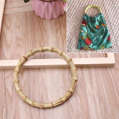 15cm Round Bamboo DIY Tool Solid Smooth Surface For Handbag Art Craft Replacement Bag Handle Repair Fashion Durable Ergonomic