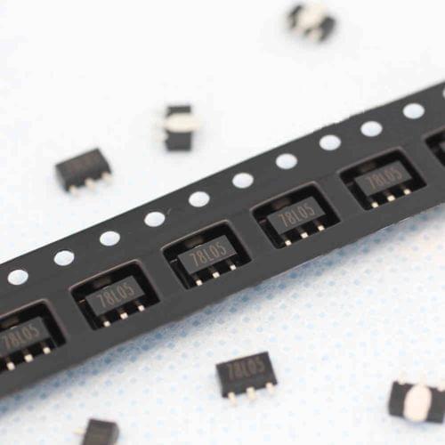 20Pcs 78L05 L78L05 7805 Voltage Regulator 5V 100mA SOT-89 SMD