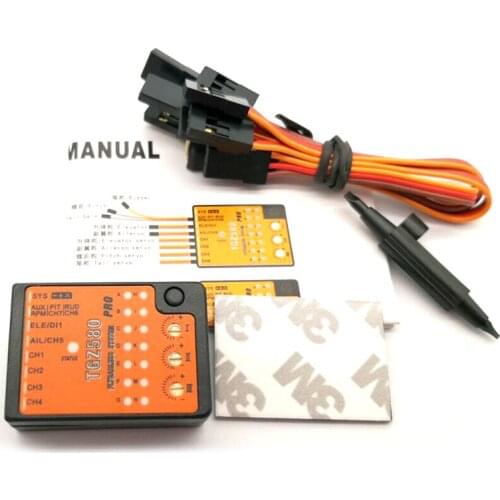 Microbeast Plus PRO TGZ580 attitude control 3-axis Gyro Flybarless 4.5~10V for RC Helicopter Parts