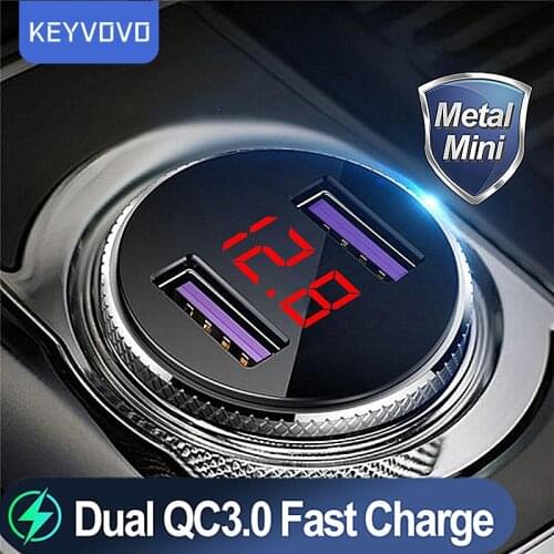 36W QC PD 4.0 3.0 Quick Charge Car Charger for iPhone 12 Mini Pro Max 11 Xiaomi Samsung Huawei Digital Display Type C Charging