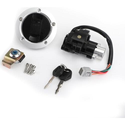 Artudatech Ignition Switch Fuel Gas Cap Lock Key For Suzuki Bandit Katana 650 GSF GSX 2005-2012 37000-38890 37000-49821 Motor