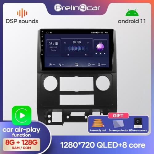 Android 10.0 Car DVD GPS Stereo Audio Navigation System for Ford North America escape kuga 2007-2012 mazda tribu