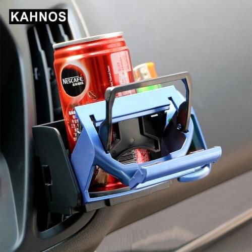 Car Air Vent Drink Cup Bottle Holder 2 in 1 Adjustable for Cigarette Water Cup Mobile Phone Mount Stand Auto Accessories