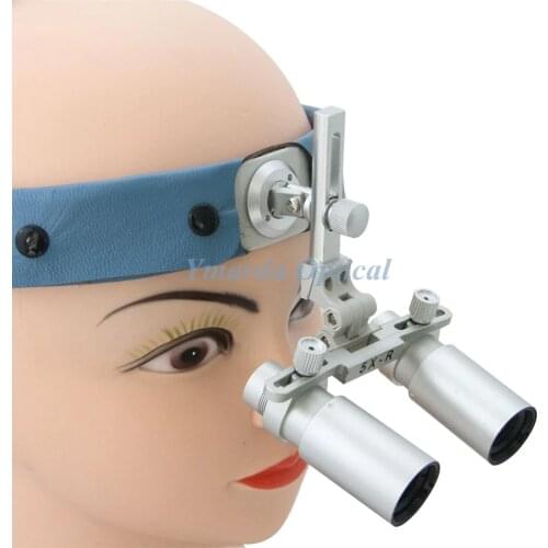 Free Shipping Wholesale Binocular Headband DH6.0X Surgical Dental Loupes Packed in metal case