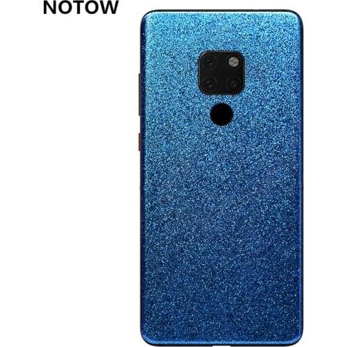 NOTOW Discoloration Diamond Glitter sticker skins protective film back Sticker For Huawei mate20/mate20pro/mate20x/mate20lite