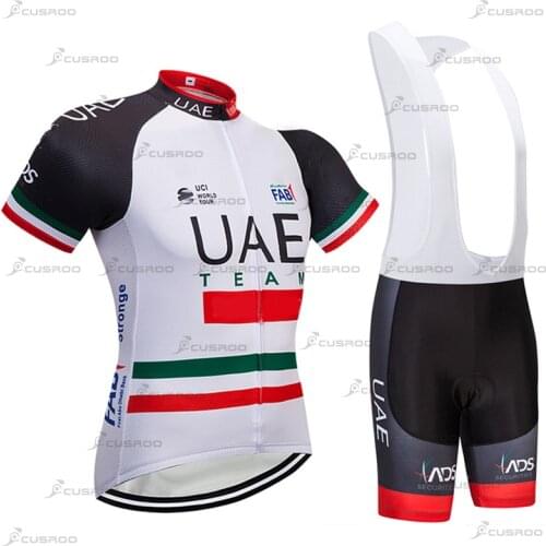 UAE PRO TEAM Cycling Jersey Set Summer Cycling Wear Mountain Bike Clothing Bike Clothing MTB Bike Cycling Clothing Cycling Suit