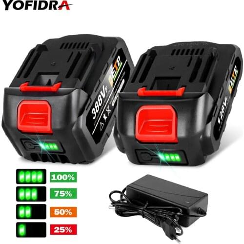 21V Rechargeable Battery 2000mAh 4000mAh Lithium Ion Battery for Electric Saw Wrench Drill Angle Grinder Power Tool Battery