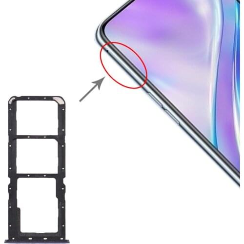 SIM Card Tray + SIM Card Tray + Micro SD Card Tray for OPPO Realme X2