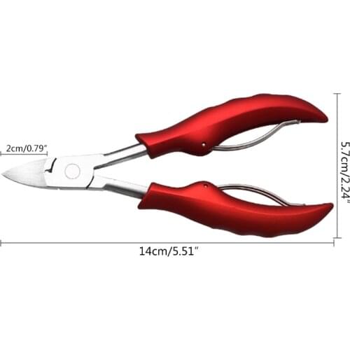 Ingrown Toe Nail Clippers for Men Seniors Pedicure Clippers Toenail Cutters Super Sharp Curved Blade Grooming Tool 27RC