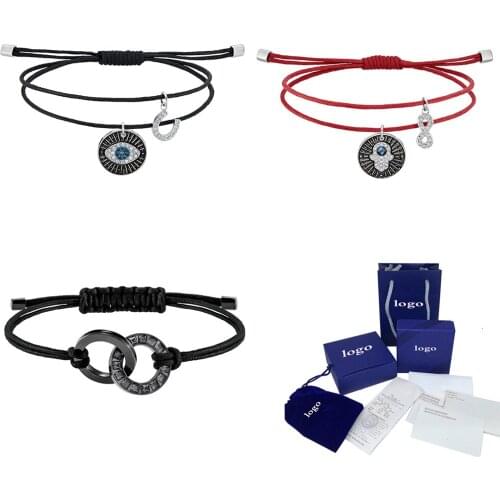 Fashion Red Black Handbracelet Bracelets For Couple Free Boho Punk Hip Hop Valentines Day Gifts