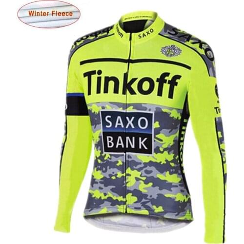 Pro Team Winter Thermal Fleece Cycling Clothing 2018 Ropa Ciclismo Winter Cycling Jersey Long Sleeve Invierno Bicycle Clothing