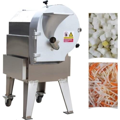 Commercial Vegetable Cutting Machine Electric Slicer Machine Cucumber Carrot Shredder Cabbage Green Onion Dicing Machine