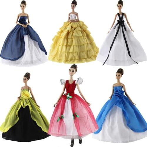 Handmade Fashion 1/6 Coat Evening Wedding Dress 30cm Doll Clothes For Barbie Doll Accessories Toy