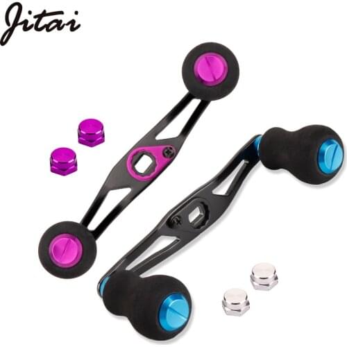 JITAI Fishing Reel Handle EVA Knob For Daiwa Abu Baitcasting Fishing Reels Rocker Accessories Hole size 7*4/8*5mm Free Shipping