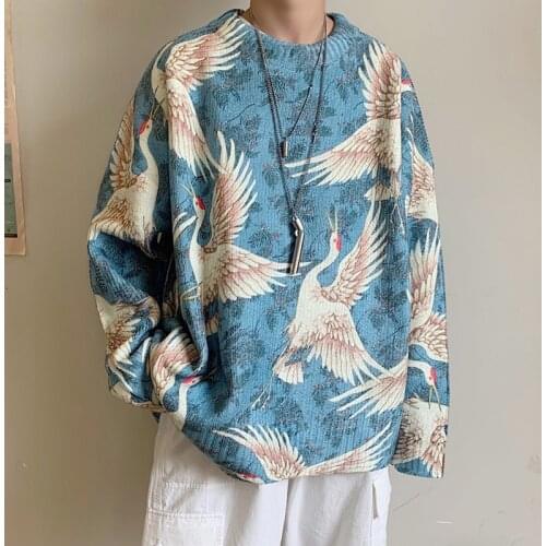 Harajuku O Neck Long Sleeve Women Sweaters Ulzzang Cartoon Female Pullovers Streetwear Japanese Oversize Sueter Mujer